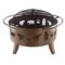 Pure Garden 5-Pc Fire Pit with Bear Cutouts, Gold 50-LG1202 - alternate 3